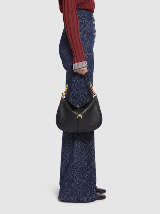 Etro: Hobo leather crossbody bag - women_1 | Luisa Via Roma
