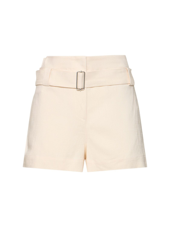High rise shorts w/belt