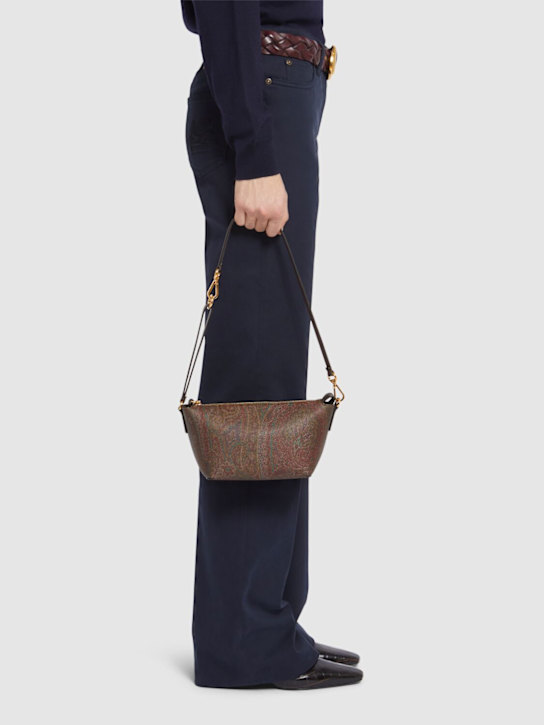 Etro: Mini Arnica coated shoulder bag - women_1 | Luisa Via Roma