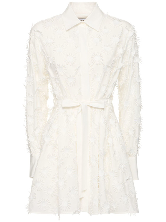 Cotton blend mini dress - Thumbnail 1