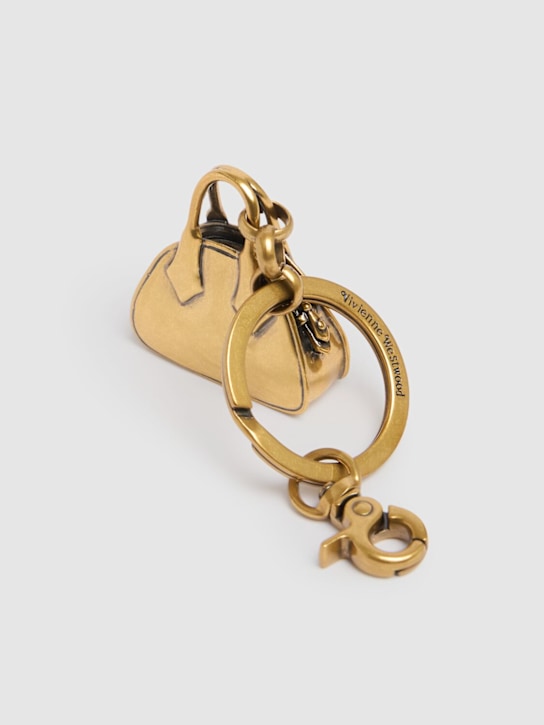 Vivienne Westwood: Yasmine charm key holder - Brass - women_1 | Luisa Via Roma