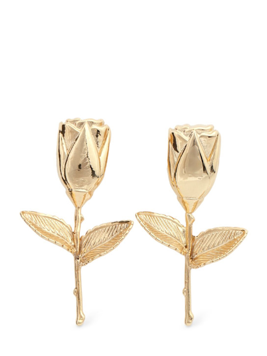 Magda Butrym: Rose stud earrings - Gold - women_0 | Luisa Via Roma