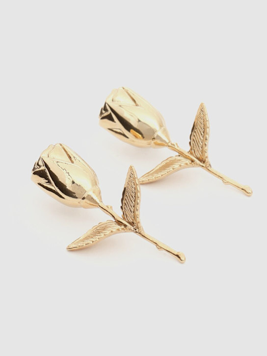 Magda Butrym: Rose stud earrings - Gold - women_2 | Luisa Via Roma