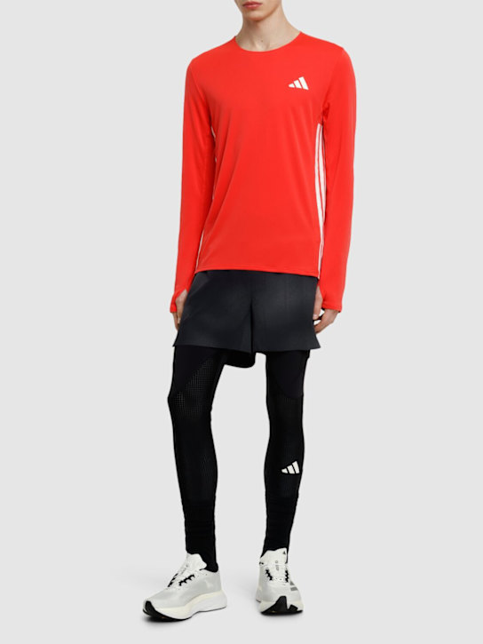 adidas Originals: Camiseta con manga larga - Semi Lucid Red - men_1 | Luisa Via Roma
