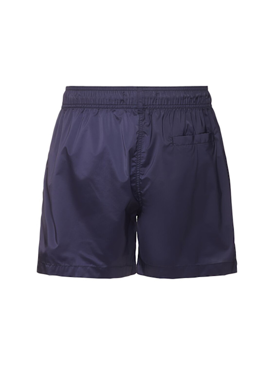 Frescobol Carioca: Salvador elasticated swim shorts - Midnight-blue - men_2 | Luisa Via Roma