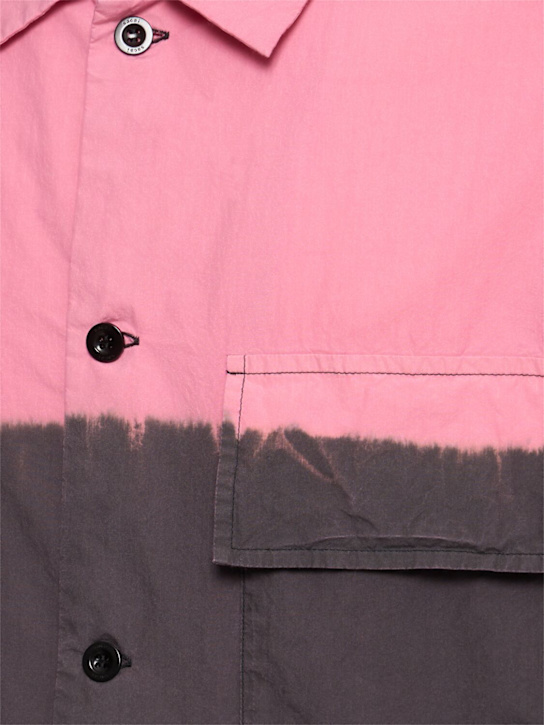 Sacai: Garment dyed shirt - Grey - men_4 | Luisa Via Roma