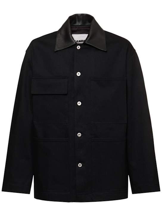 JIL SANDER cotton Trucker Jacket 3連ボタン Jil Sander Cotton Denim Jacket | Blue | FARFETCH JO