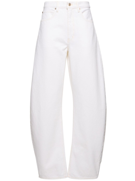 Frame: The Bubble high rise wide jeans - women_0 | Luisa Via Roma