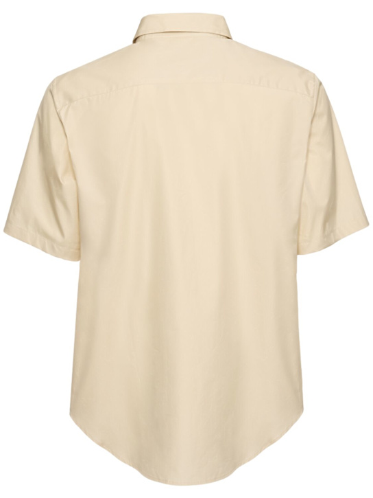 Burberry: Regular fit cotton short sleeve shirt - Nutmeg - men_3 | Luisa Via Roma