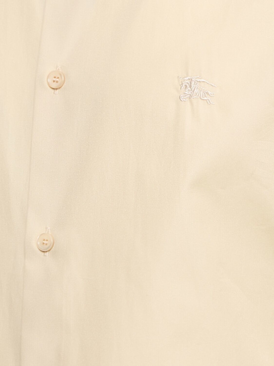 Burberry: Regular fit cotton short sleeve shirt - Nutmeg - men_4 | Luisa Via Roma