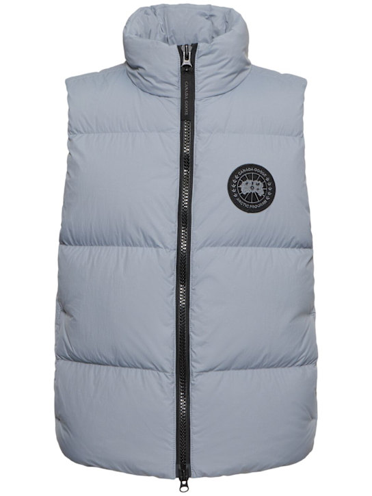 Canada Goose: Lawrence Black Disc nylon down vest - men_0 | Luisa Via Roma