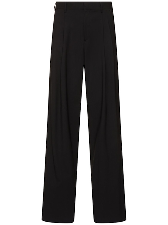 Laneus: Light wool blend pants - men_0 | Luisa Via Roma