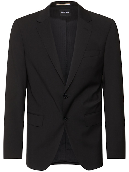 Boss: Huge single breast wool blazer - men_0 | Luisa Via Roma