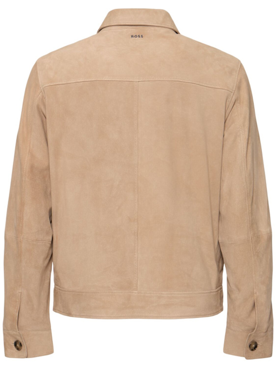 Boss: Malbano leather jacket - men_3 | Luisa Via Roma