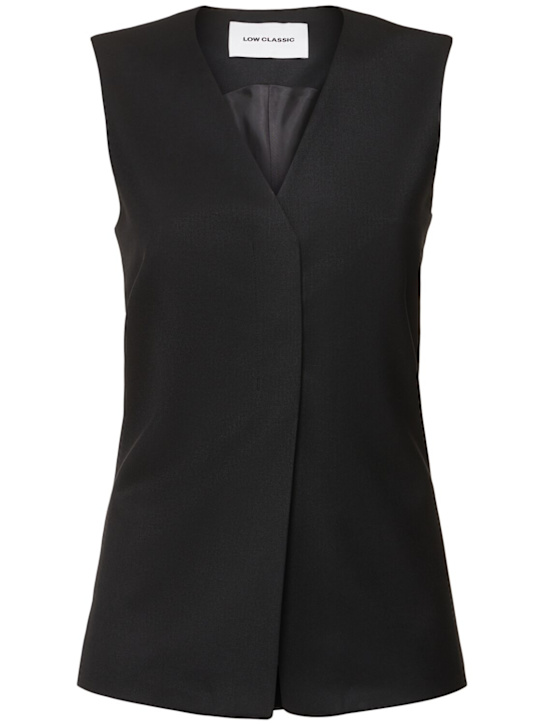 LOW CLASSIC: Wool blend vest - women_0 | Luisa Via Roma
