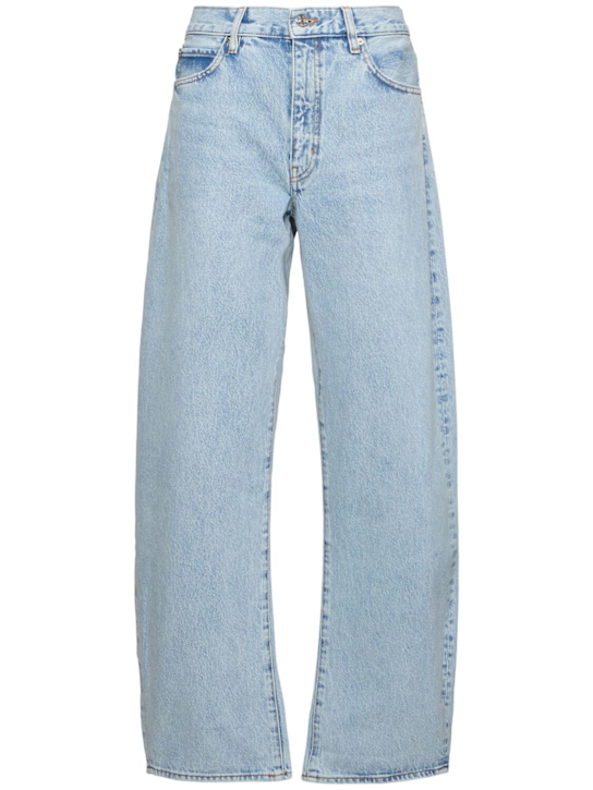 Frame: The Bubble high rise wide jeans - women_0 | Luisa Via Roma