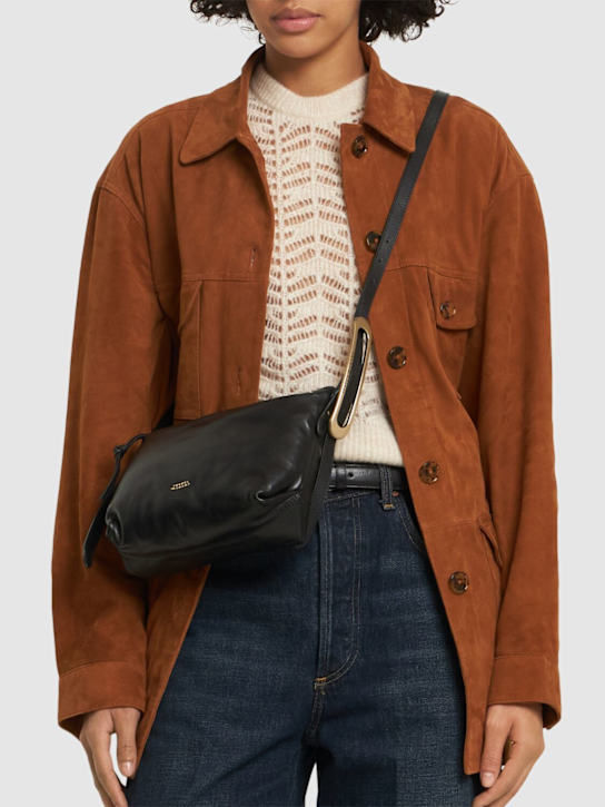 Isabel Marant: Mini Leyden leather shoulder bag - women_1 | Luisa Via Roma