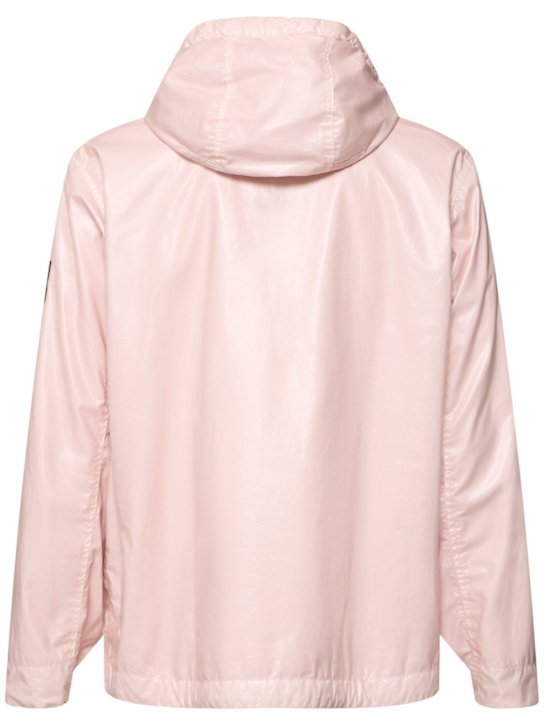 Stone Island: Mussola gommata short parka - Antique Rose - men_3 | Luisa Via Roma