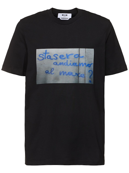 Cotton t-shirt - Thumbnail 1