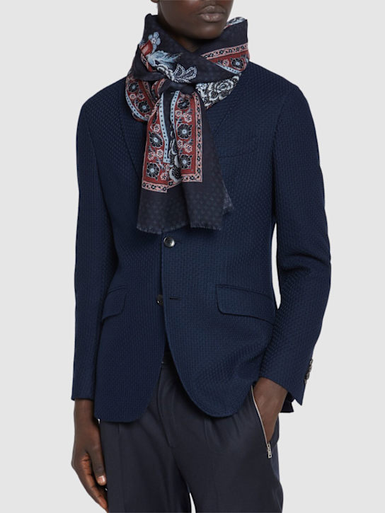 Etro: Printed scarf - men_1 | Luisa Via Roma