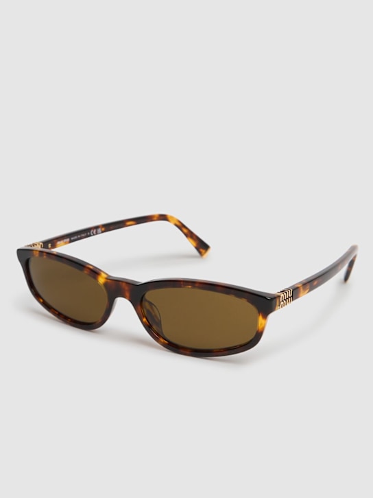 Miu Miu: Occhiali da sole Regard in acetato - women_2 | Luisa Via Roma