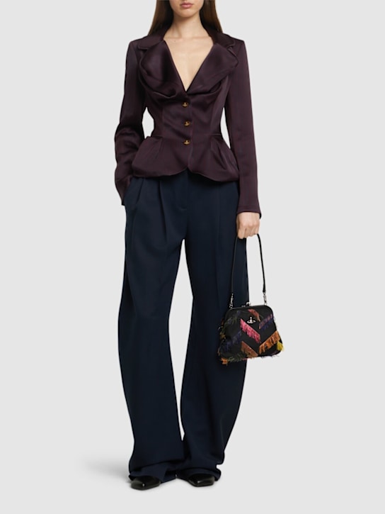 Vivienne Westwood: Drunken satin blazer - women_1 | Luisa Via Roma