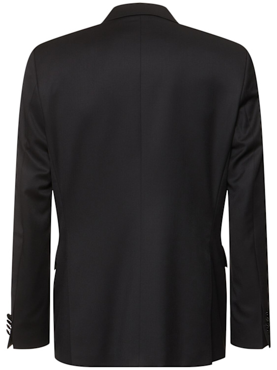 Boss: Huge wool tuxedo jacket - Black - men_3 | Luisa Via Roma