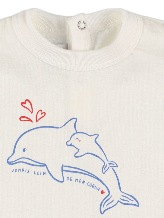 Petit Bateau: Printed cotton jersey t-shirt - kids-boys_1 | Luisa Via Roma