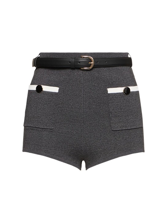Self-portrait: Knit viscose shorts - women_0 | Luisa Via Roma