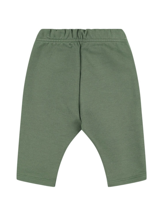 Petit Bateau: Cotton jersey pants - Green - kids-boys_2 | Luisa Via Roma