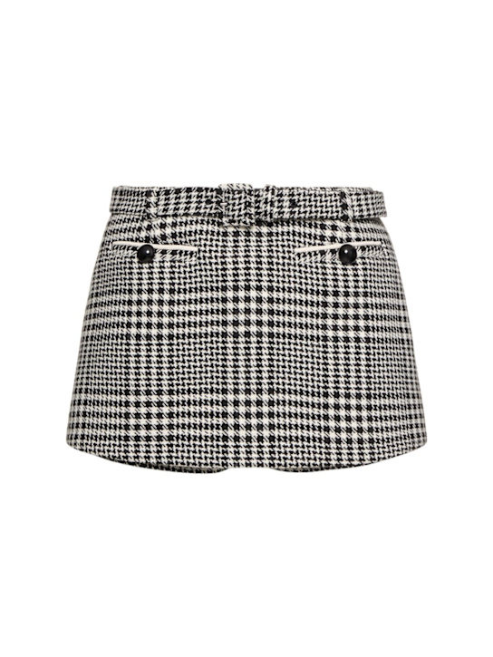 Self-portrait: Minifalda de lana pata de gallo - women_0 | Luisa Via Roma