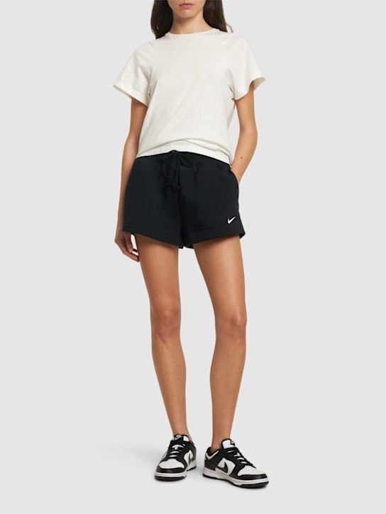 Nike: Shorts in felpa Phoenix Fleece - women_1 | Luisa Via Roma
