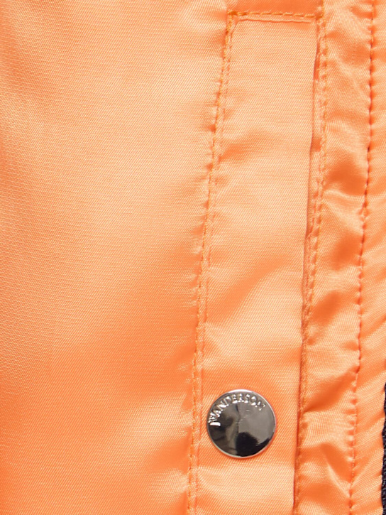 JW Anderson: Oversize curved hem bomber jacket - men_5 | Luisa Via Roma