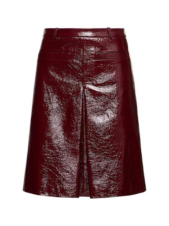 Self-portrait: Faux leather mini skirt - women_0 | Luisa Via Roma