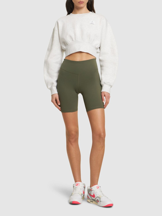 Jordan: Jordan Flight cotton blend sweatshirt - women_1 | Luisa Via Roma