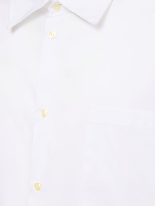 Laneus: Poplin shirt - Bianco/White - men_4 | Luisa Via Roma