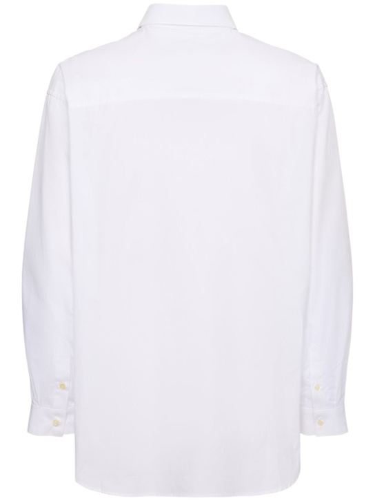 Laneus: Poplin shirt - Bianco/White - men_3 | Luisa Via Roma