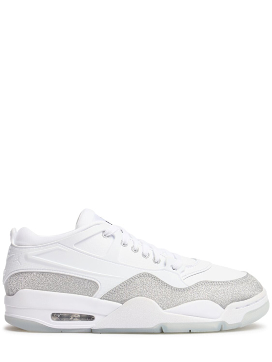 Jordan: Air Jordan 4 RM sneakers - White/Silver - women_0 | Luisa Via Roma