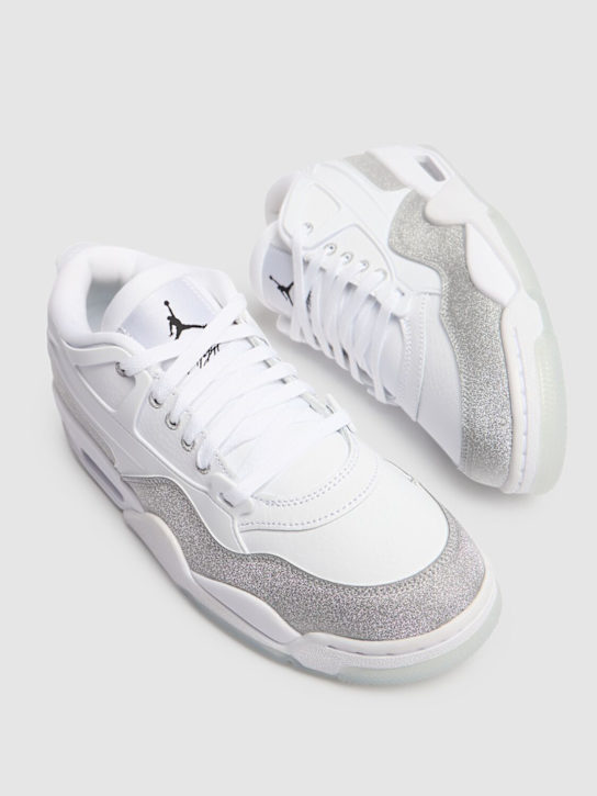 Jordan: Air Jordan 4 RM sneakers - White/Silver - women_1 | Luisa Via Roma
