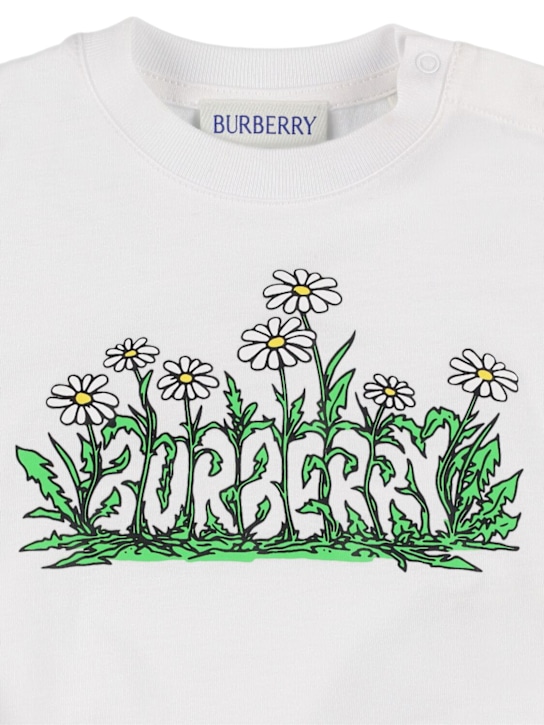 Burberry: Tutina in jersey di cotone - kids-boys_1 | Luisa Via Roma