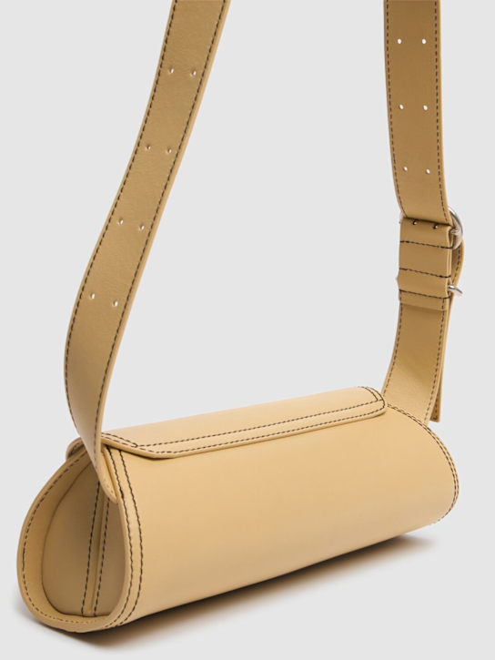 Jil Sander: Small Cannolo palmellato leather bag - women_5 | Luisa Via Roma