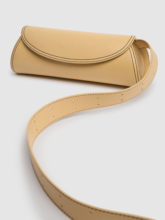 Jil Sander: Small Cannolo palmellato leather bag - women_3 | Luisa Via Roma