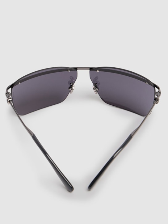 Moncler: Niveler太阳镜 - 黑色/烟色 - women_3 | Luisa Via Roma