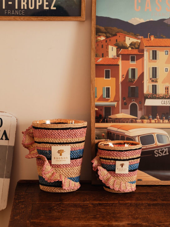Baobab Collection: Max 16 Fety Mandihy candle - Pink/Blue - ecraft_1 | Luisa Via Roma