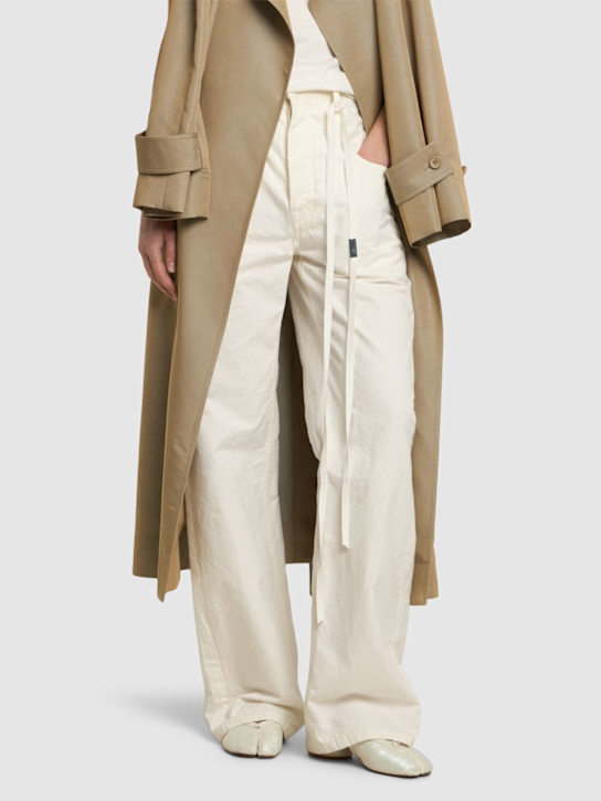 Maison Margiela: 30毫米Tabi皮革高跟鞋 - women_1 | Luisa Via Roma
