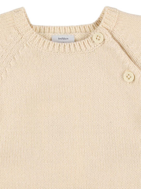 Petit Bateau: Printed cotton knit sweater & pants - kids-boys_1 | Luisa Via Roma