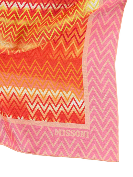 Missoni: Printed silk scarf - women_1 | Luisa Via Roma