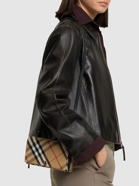 Burberry: Borsa a spalla in tela Snip Multi Pouch - women_1 | Luisa Via Roma