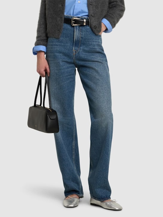 Repetto: 5mm Garance metallic leather flats - women_1 | Luisa Via Roma