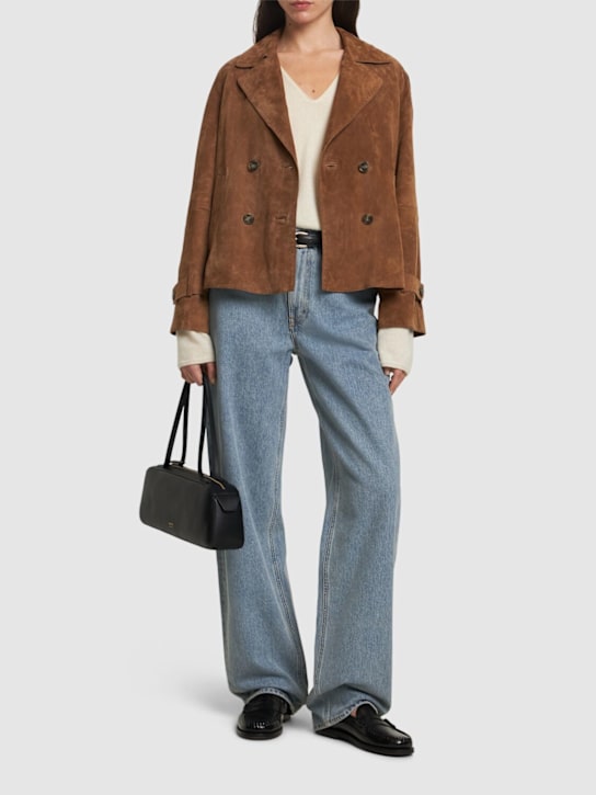 Weekend Max Mara: Oblato suede jacket - women_1 | Luisa Via Roma